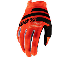 100 % iTrack Handschuhe orange schwarz