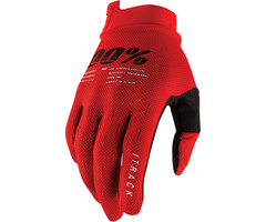100 % Handschuhe iTrack Gloves rot
