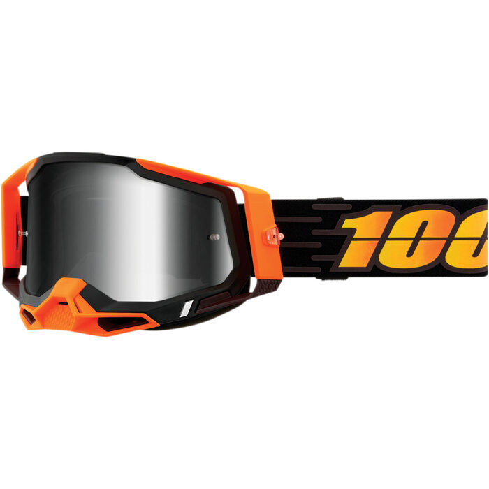 100 % Racecraft 2 MX Enduro Brille Costume 2 orange schwarz