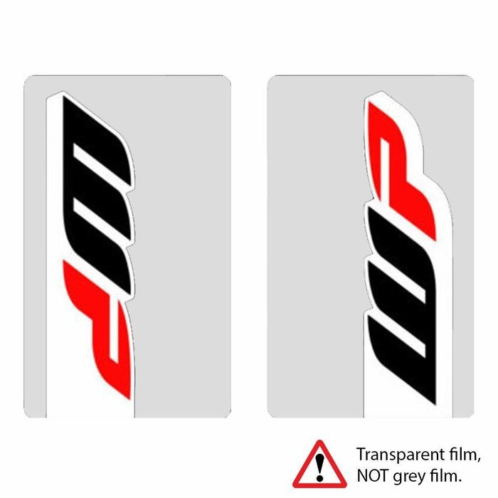 4MX Stickerset Gabel Aufkleber Fork Decal WP transparent - NEW