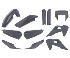 Polisport Plastik Full Kit grau Husqvarna FE TE ab 125cc  ab Bj. 2020-