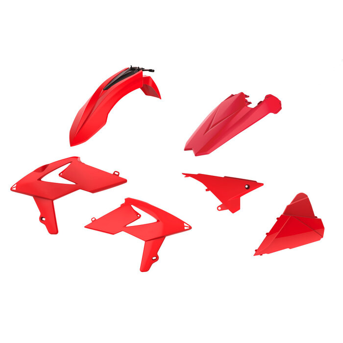 Polisport Plastik Satz Beta RR 125 200 250 300 390 430 480 BJ. 18-19 rot