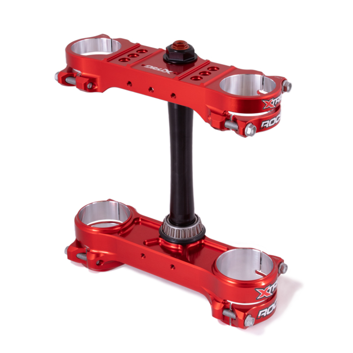X-trig Gabelbrücke Xtrig ROCS pro GasGas  21- offset 20-22 Rot