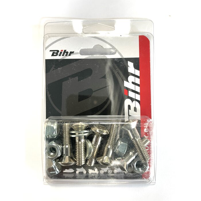 Bihr Kettenradschrauben Sicherheitsschrauben Kit für Kettenrad M8x1.00 30 mm
