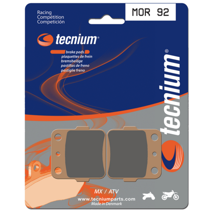 Tecnium Bremsbelege Brakepad hinten für Yamaha YZ65