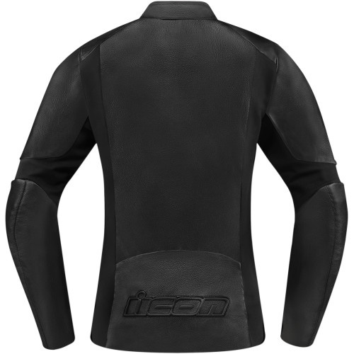 Icon Damen Overlord Leder™ Jacke schwarz Größe XS