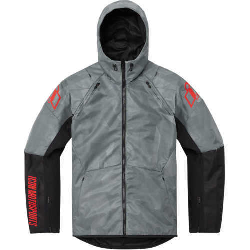 Icon Airform Battlescar™ Jacke grau Größe S