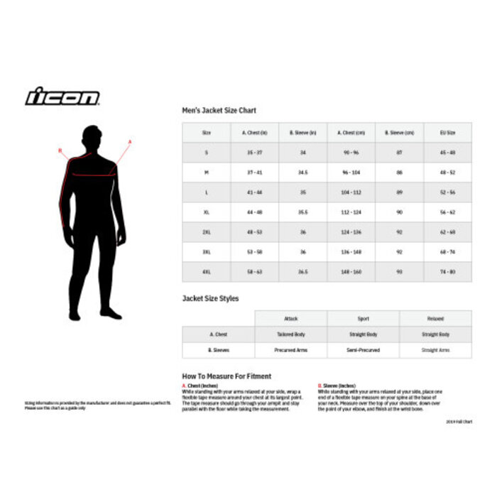 Icon Airform Retro™ Jacke rot