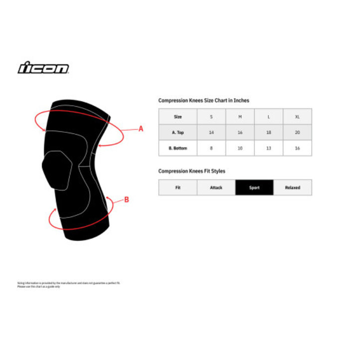 Icon Field Armor™ Compression Knieschützer schwarz