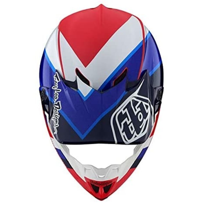 Troy Lee Designs Helm SE4 Polyacrylite MIPS Beta rot blau