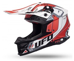 UFO Intrepid Helm - rot weiss