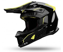UFO Intrepid Helm - schwarz gelb