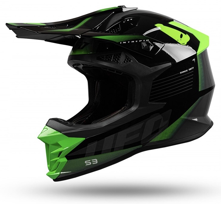 UFO Intrepid Helm - schwarz grün