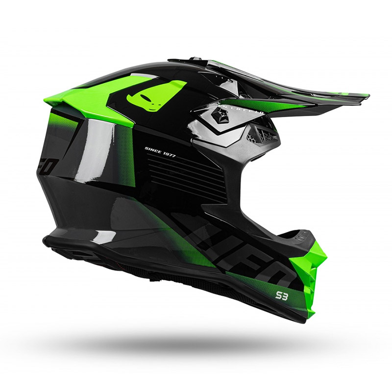 UFO Intrepid Helm - schwarz grün