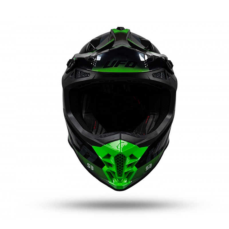 UFO Intrepid Helm - schwarz grün