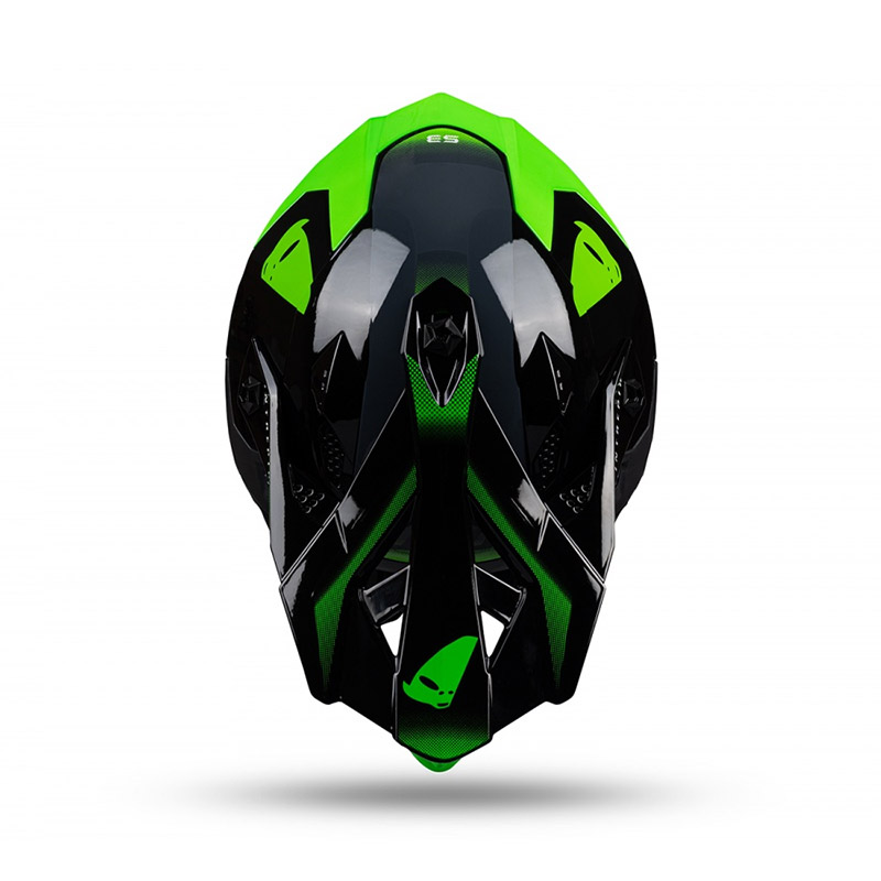 UFO Intrepid Helm - schwarz grün