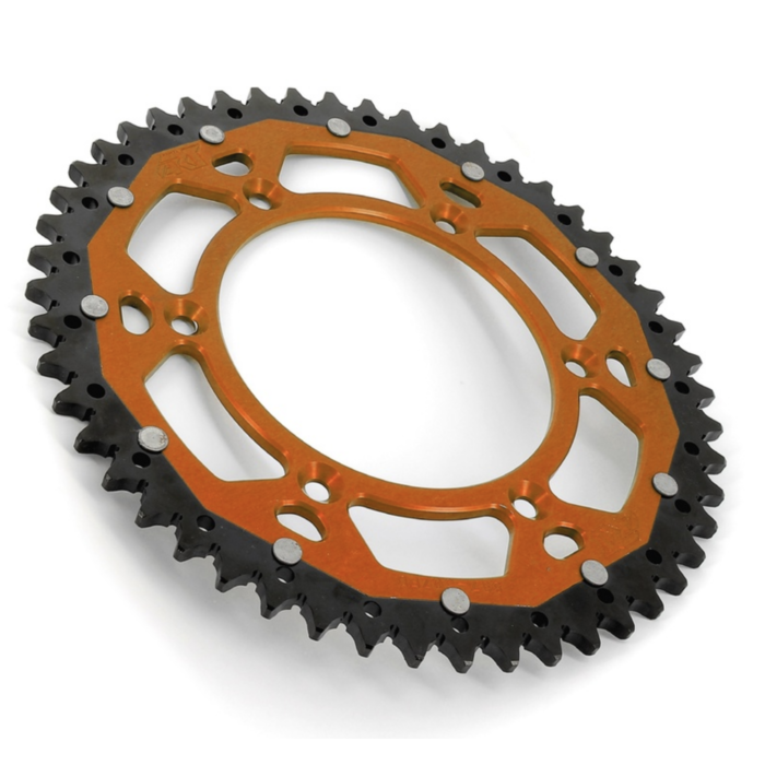 ART Kettenrad Aluminium Dual orange für alle KTM Modelle