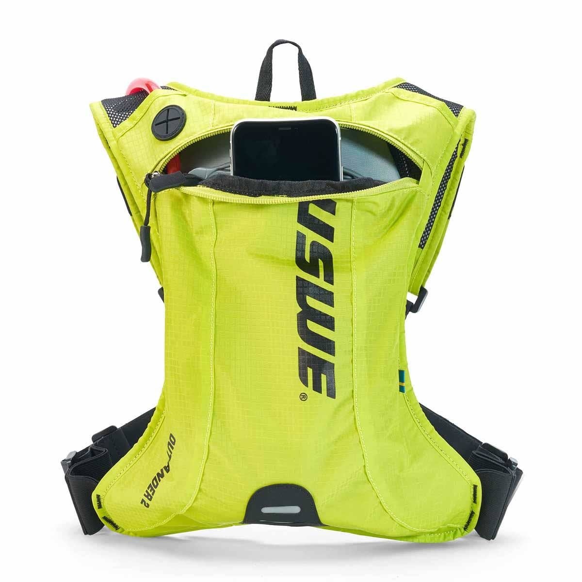 USWE Trinkrucksack Outlander 2 Liter Carbon gelb