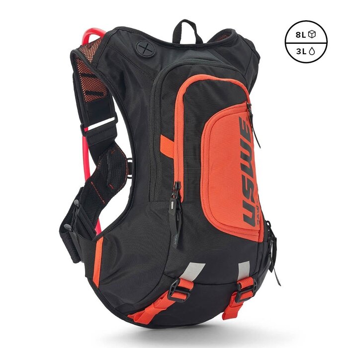 USWE Trinkrucksack Raw 8 Factory orange