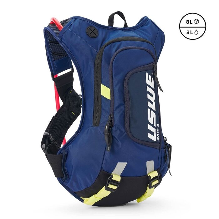 USWE Trinkrucksack Raw 8 Factory blau