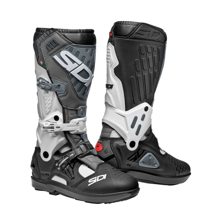 Sidi Atojo SRS Stiefel weiß schwarz grau