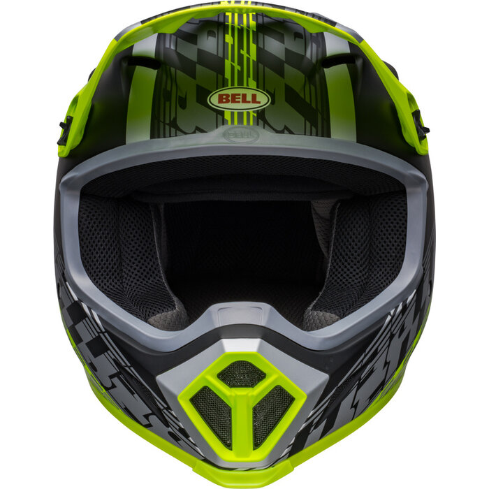 Bell MX-9 Mips Helm - Offset Matte schwarz Hi-Viz gelb