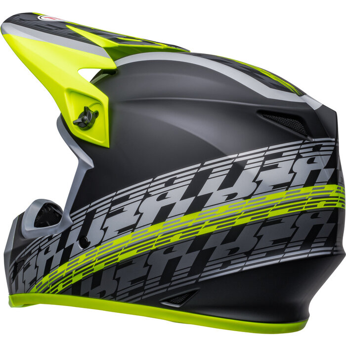 Bell MX-9 Mips Helm - Offset Matte schwarz Hi-Viz gelb