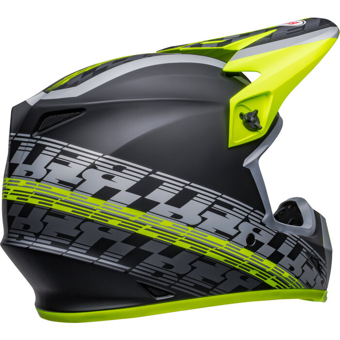 Bell MX-9 Mips Helm - Offset Matte schwarz Hi-Viz gelb
