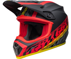 Bell MX-9 Mips Helm - Offset Matte schwarz gelb rot