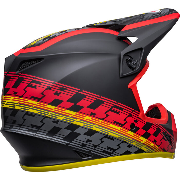 Bell MX-9 Mips Helm - Offset Matte schwarz gelb rot