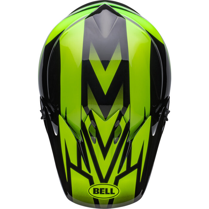 Bell MX-9 Mips Helm - Disrupt Gloss schwarz grün