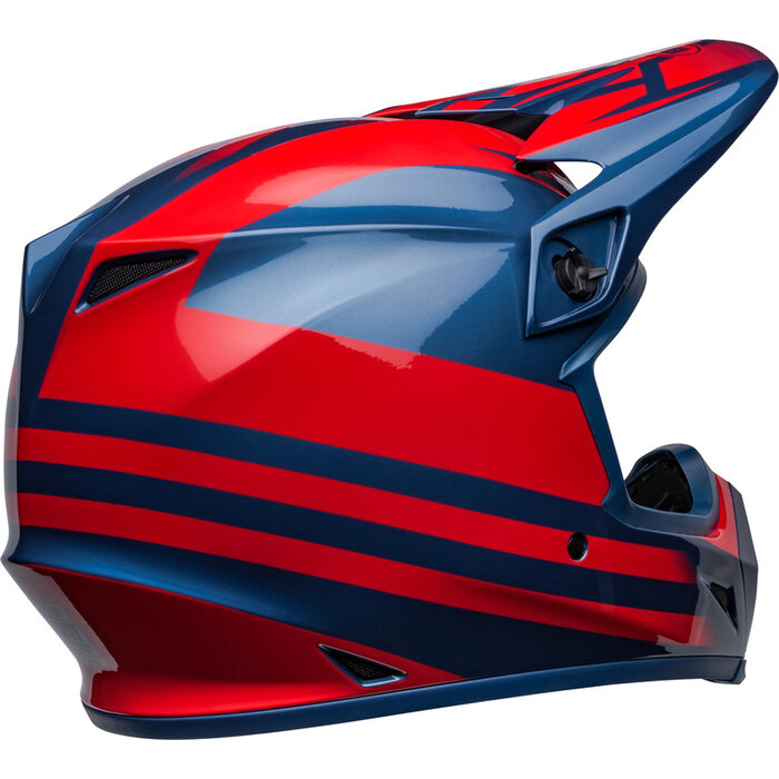 Bell MX-9 Mips Helm - Disrupt Gloss True blau rot