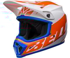 Bell MX-9 Mips Helm - Disrupt Gloss weiss orange
