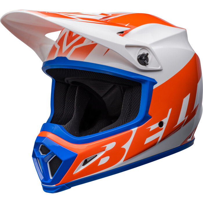 Bell MX-9 Mips Helm - Disrupt Gloss weiss orange