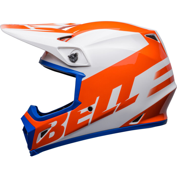 Bell MX-9 Mips Helm - Disrupt Gloss weiss orange