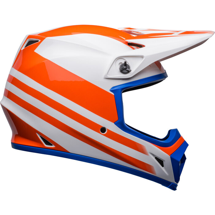 Bell MX-9 Mips Helm - Disrupt Gloss weiss orange