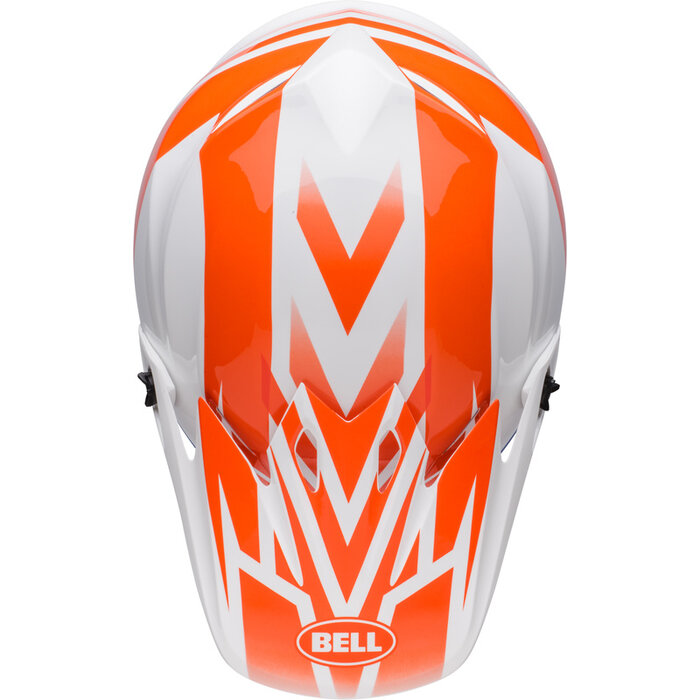 Bell MX-9 Mips Helm - Disrupt Gloss weiss orange
