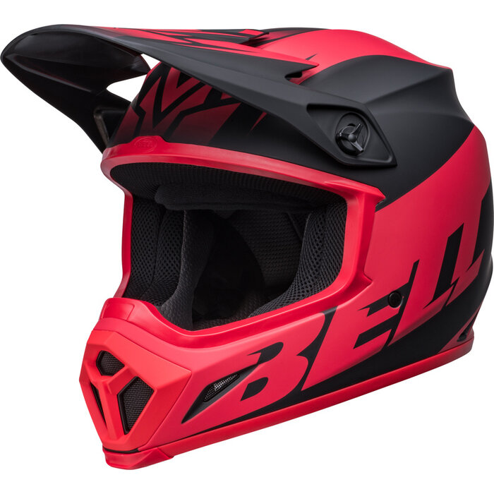 Bell MX-9 Mips Helm - Disrupt Matte schwarz rot