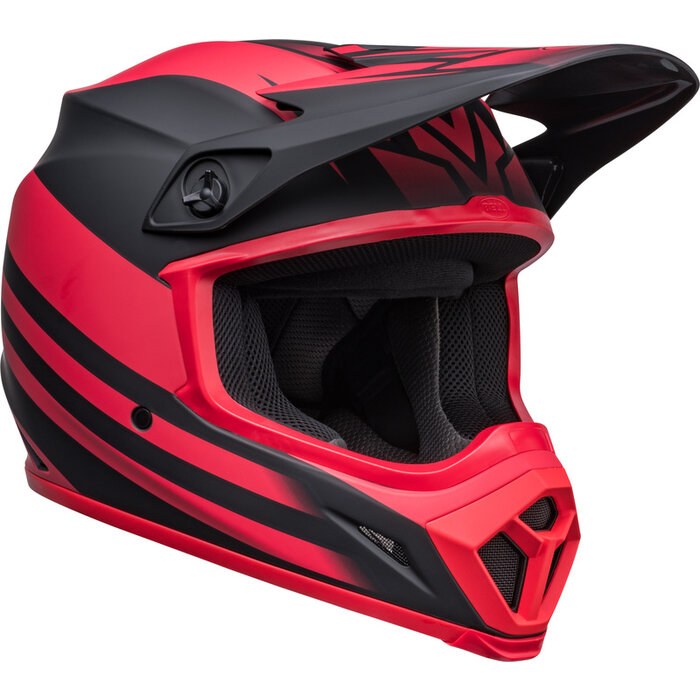 Bell MX-9 Mips Helm - Disrupt Matte schwarz rot