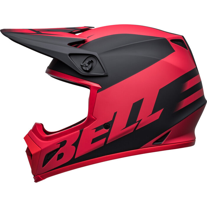 Bell MX-9 Mips Helm - Disrupt Matte schwarz rot