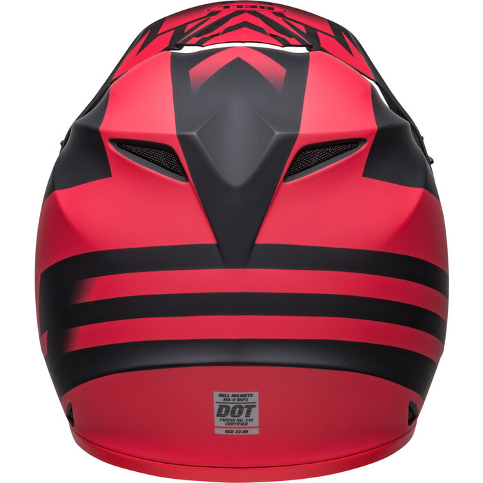 Bell MX-9 Mips Helm - Disrupt Matte schwarz rot