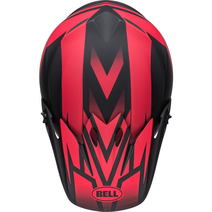 Bell MX-9 Mips Helm - Disrupt Matte schwarz rot