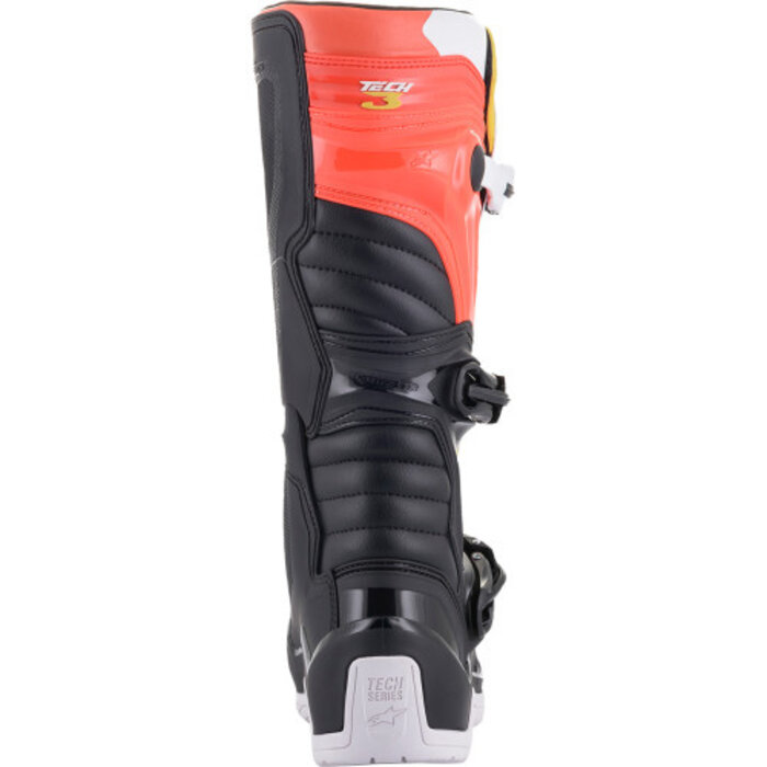 Alpinestars Stiefel Tech 3 schwarz weiss neonrot neongelb