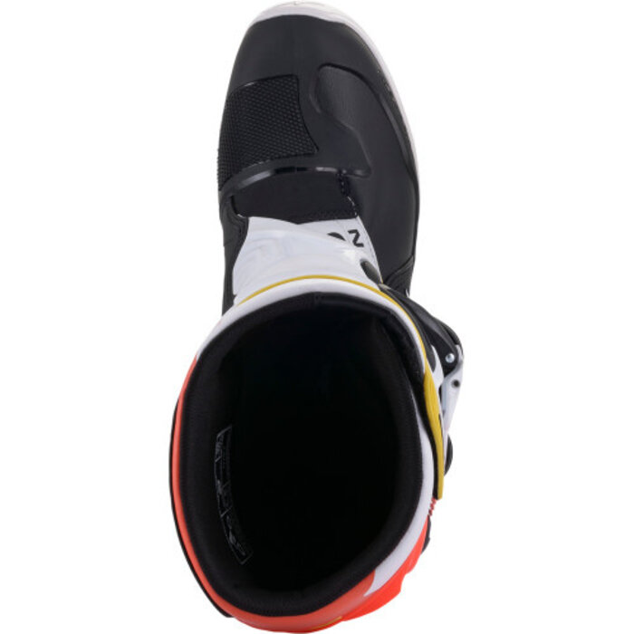 Alpinestars Stiefel Tech 3 schwarz weiss neonrot neongelb
