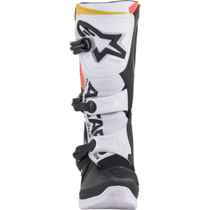 Alpinestars Stiefel Tech 3 schwarz weiss neonrot neongelb