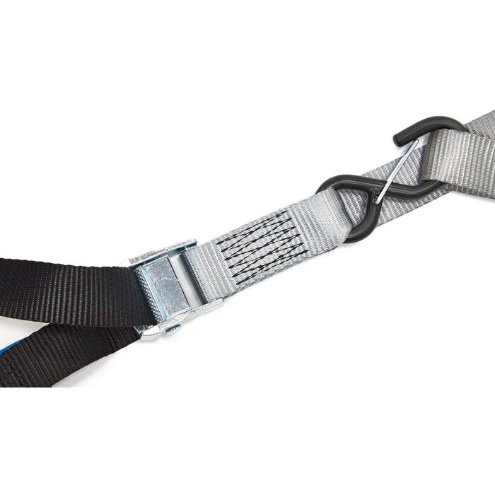 Acebikes Motorrad Spanngurt Set inkl. Tasche Schwarz 180cm 300daN