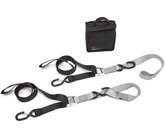 Acebikes Motorrad Spanngurt Set inkl. Tasche Schwarz 180cm 300daN