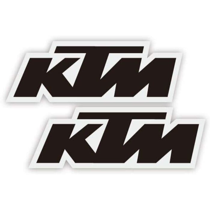 Factory Effex KTM Sticker schwarz Universal Gabel Schwinge Aufkleber