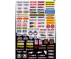 Factory Effex Universal Aufkleber Sticker Bogen Sponsor Kit Micro