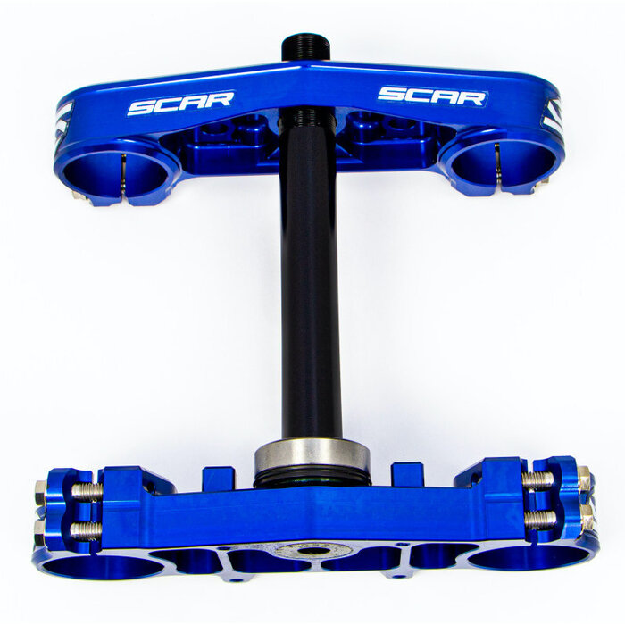 Scar Gabelbrücke blau für Yamaha YZ65 & YZ85 alle Bj.
